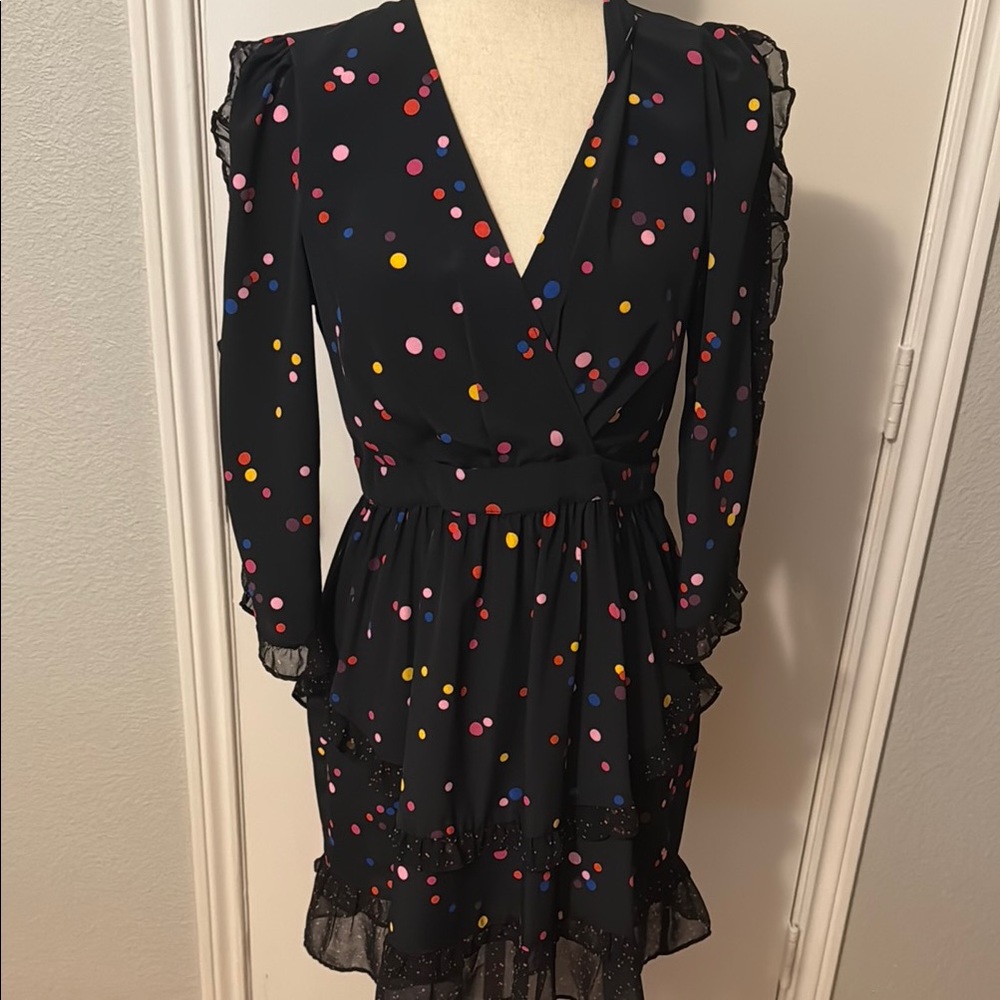 Polka Dot Wrap Dress